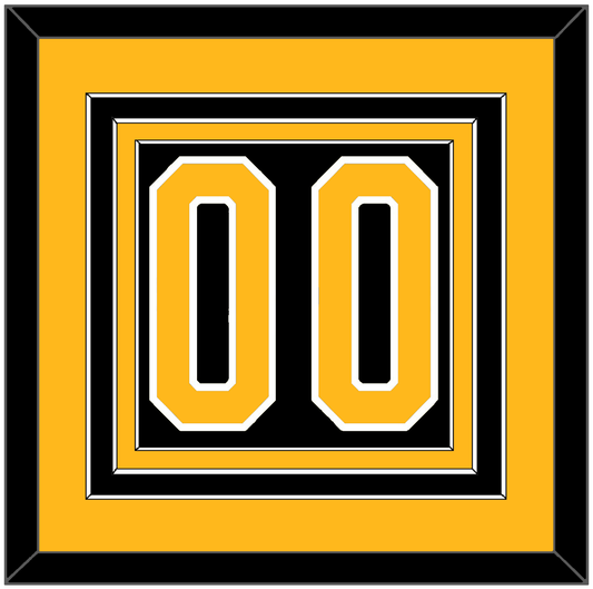 Pittsburgh Number (Back) - Road Black (1980-1981) - Premier Tier 3