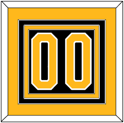 Pittsburgh Number (Back) - Road Black (1980-1981) - Premier Tier 3