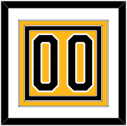 Pittsburgh Number (Back) - Alternate Gold (1980-1981) - Premier Tier 1