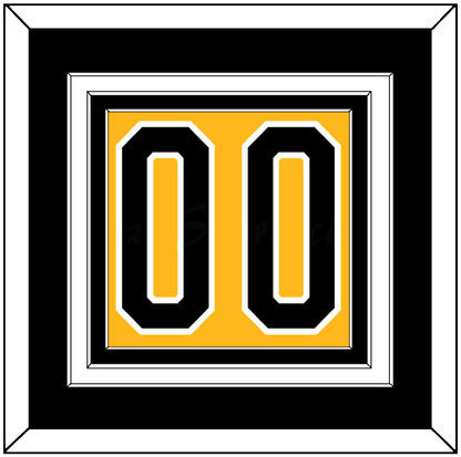 Pittsburgh Number (Back) - Alternate Gold (1980-1981) - Premier Tier 3