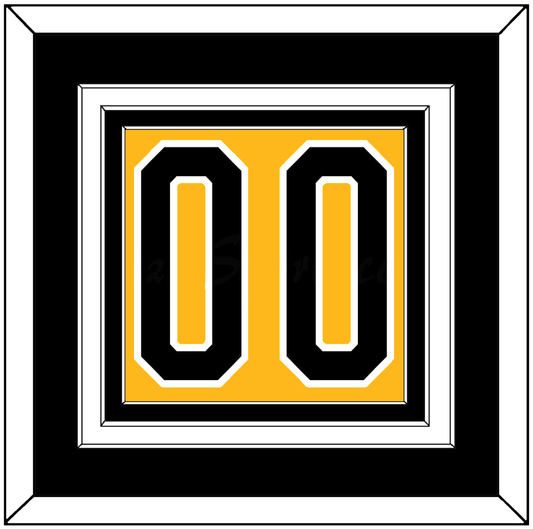 Pittsburgh Number (Back) - Alternate Gold (1980-1981) - Premier Tier 3