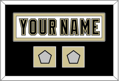 Pittsburgh Nameplate & 2 Stanley Cup Champions Patches - Road White (2007-2016) - Essential Tier 3