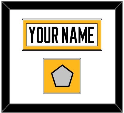 Pittsburgh Nameplate & Stanley Cup Finals Patch - Road White - Essential Tier 1