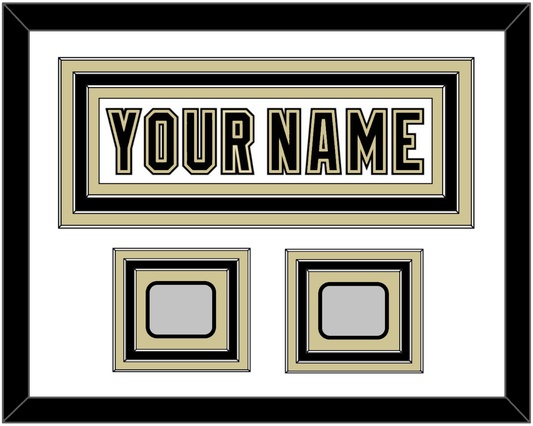 Pittsburgh Nameplate & 2 Stanley Cup Champions Patches - Road White (2007-2016) - Premier Tier 1