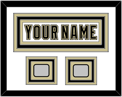 Pittsburgh Nameplate & 2 Stanley Cup Finals Patches - Road White (2007-2016) - Premier Tier 1