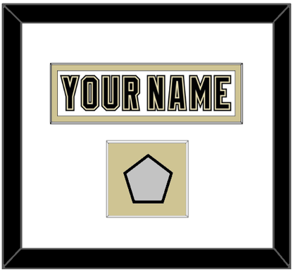 Pittsburgh Nameplate & Stanley Cup Champions Patch - Road White (2007-2016) - Essential Tier 1