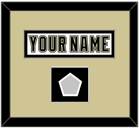 Pittsburgh Nameplate & Stanley Cup Champions Patch - Road White (2007-2016) - Essential Tier 2