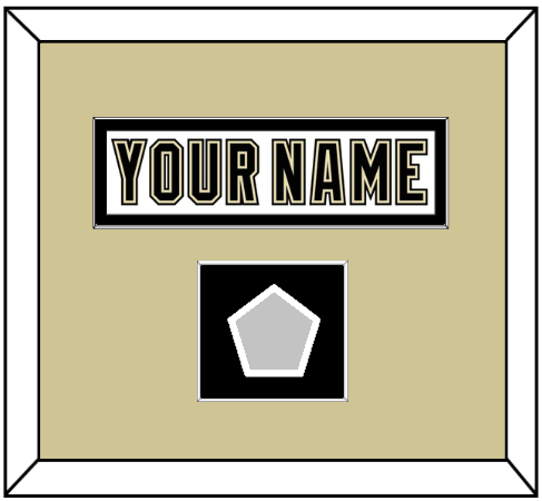 Pittsburgh Nameplate & Stanley Cup Finals Patch - Road White (2007-2016) - Essential Tier 2