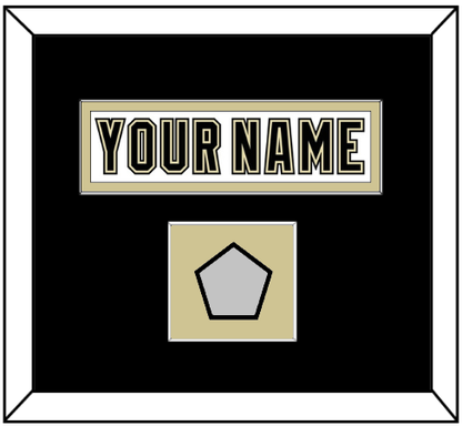 Pittsburgh Nameplate & Stanley Cup Champions Patch - Road White (2007-2016) - Essential Tier 3