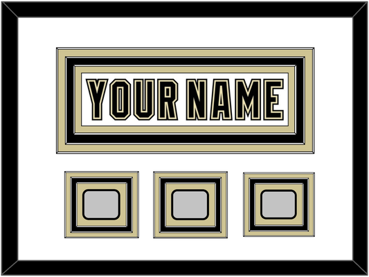 Pittsburgh Nameplate & 2009, 2016 & 2017 Stanley Cup Champions Patches - Road White (2007-2016) - Premier Tier 1