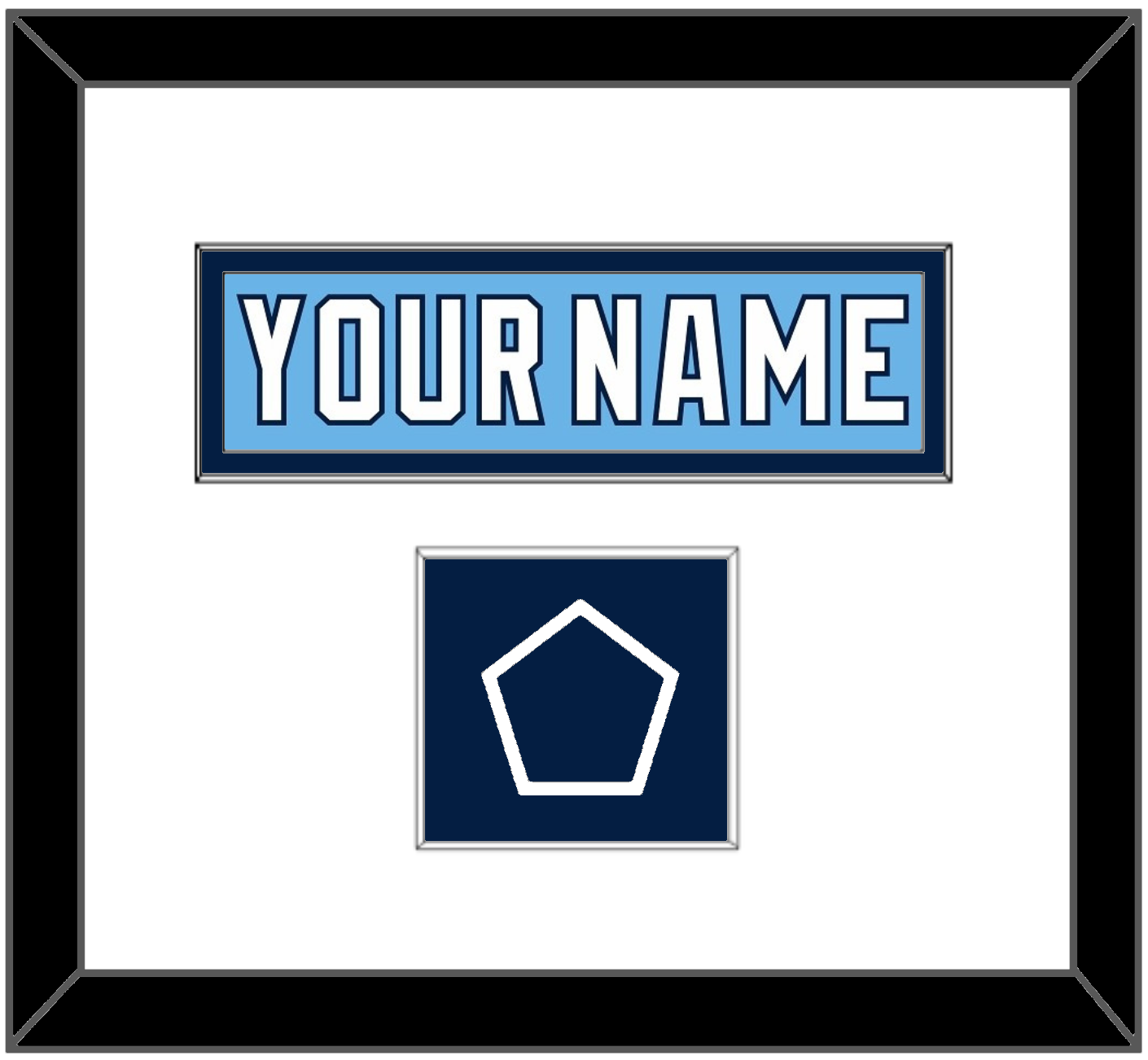 Pittsburgh Nameplate & 2008 Winter Classic Patch - Powder Blue Jersey - Essential Tier 1