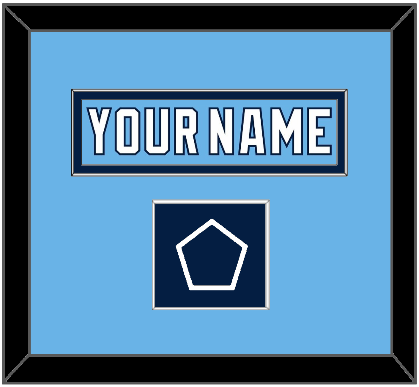 Pittsburgh Nameplate & 2008 Winter Classic Patch - Powder Blue Jersey - Essential Tier 2