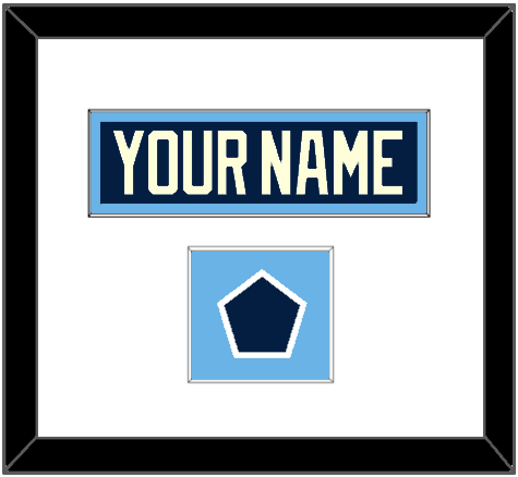 Pittsburgh Nameplate & 2011 Winter Classic Patch - Blue Jersey - Essential Tier 1