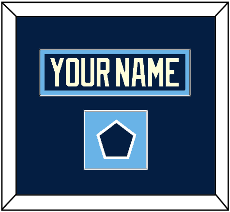 Pittsburgh Nameplate & 2011 Winter Classic Patch - Blue Jersey - Essential Tier 2