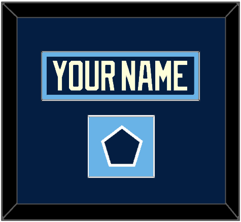 Pittsburgh Nameplate & 2011 Winter Classic Patch - Blue Jersey - Essential Tier 2