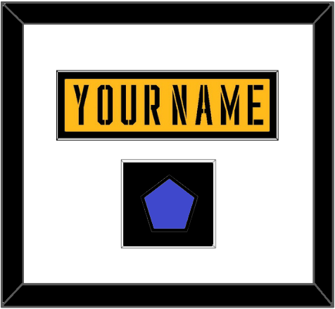 Pittsburgh Nameplate & 2017 Stadium Series Patch - Gold Jersey - Essential Tier 1