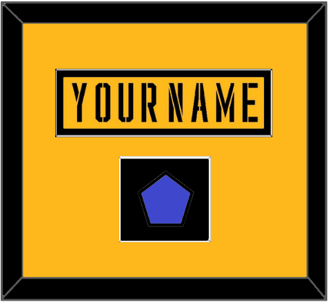 Pittsburgh Nameplate & 2017 Stadium Series Patch - Gold Jersey - Essential Tier 2