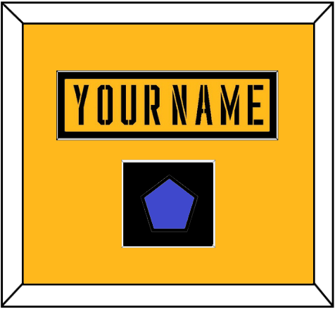 Pittsburgh Nameplate & 2017 Stadium Series Patch - Gold Jersey - Essential Tier 2