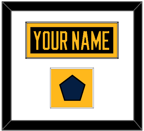 Pittsburgh Nameplate & 2019 Stadium Series Patch - Black Jersey - Essential Tier 1