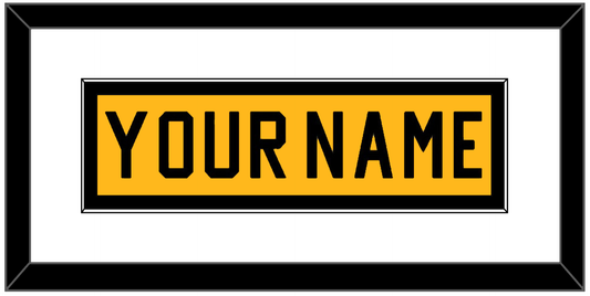 Pittsburgh Nameplate - Alternate Gold (1981-1983) - Essential Tier 1