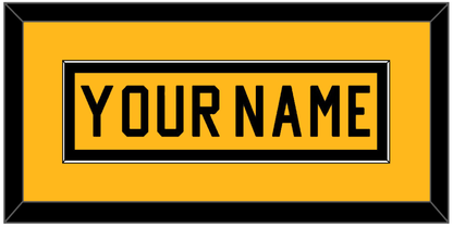 Pittsburgh Nameplate - Alternate Gold (1981-1983) - Essential Tier 2