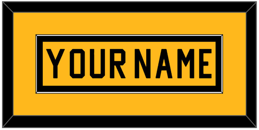 Pittsburgh Nameplate - Alternate Gold (1981-1983) - Essential Tier 2