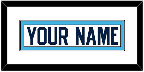 Pittsburgh Nameplate - Home White (1970-1972) - Single Mat 1