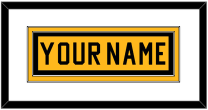 Pittsburgh Nameplate - Alternate Gold (1981-1983) - Signature Tier 1