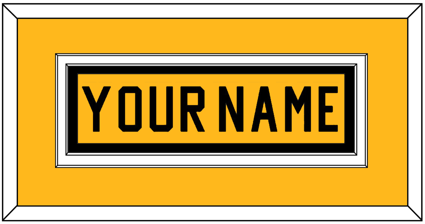 Pittsburgh Nameplate - Home Gold (1983-1984) - Signature Tier 2