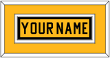 Pittsburgh Nameplate - Home Gold (1983-1984) - Double Mat 2