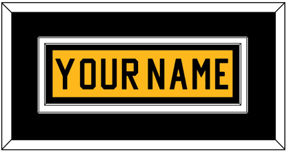 Pittsburgh Nameplate - Alternate Gold (1981-1983) - Signature Tier 3
