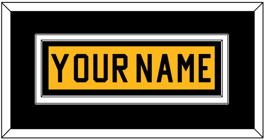 Pittsburgh Nameplate - Alternate Gold (1981-1983) - Signature Tier 3