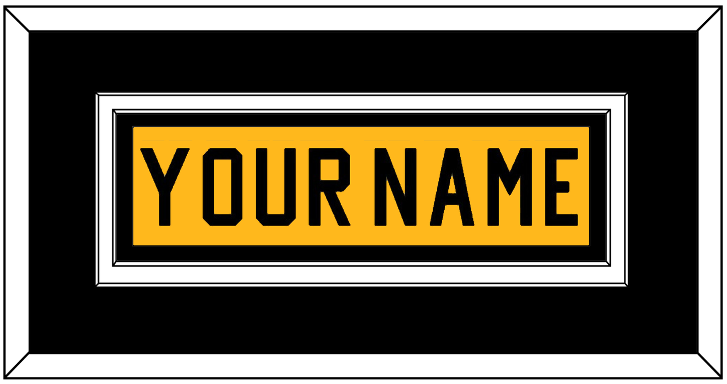 Pittsburgh Nameplate - Home Gold (1983-1984) - Signature Tier 3