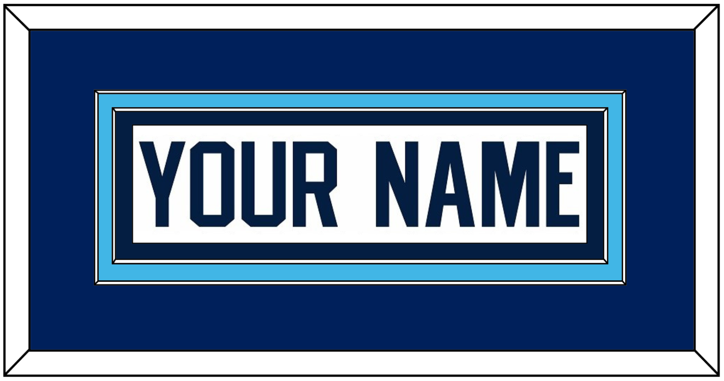 Pittsburgh Nameplate - Home White (1970-1972) - Signature Tier 2