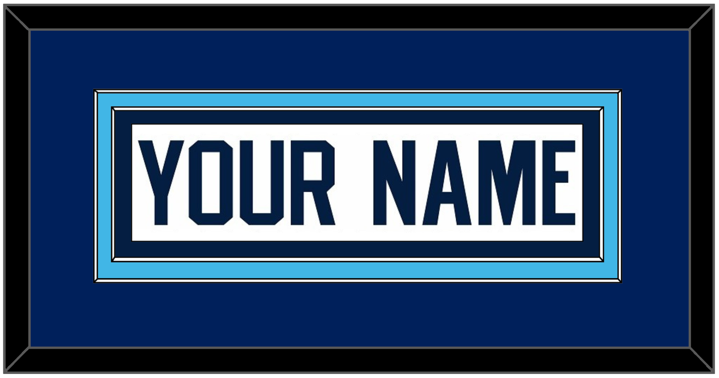 Pittsburgh Nameplate - Home White (1970-1972) - Signature Tier 2