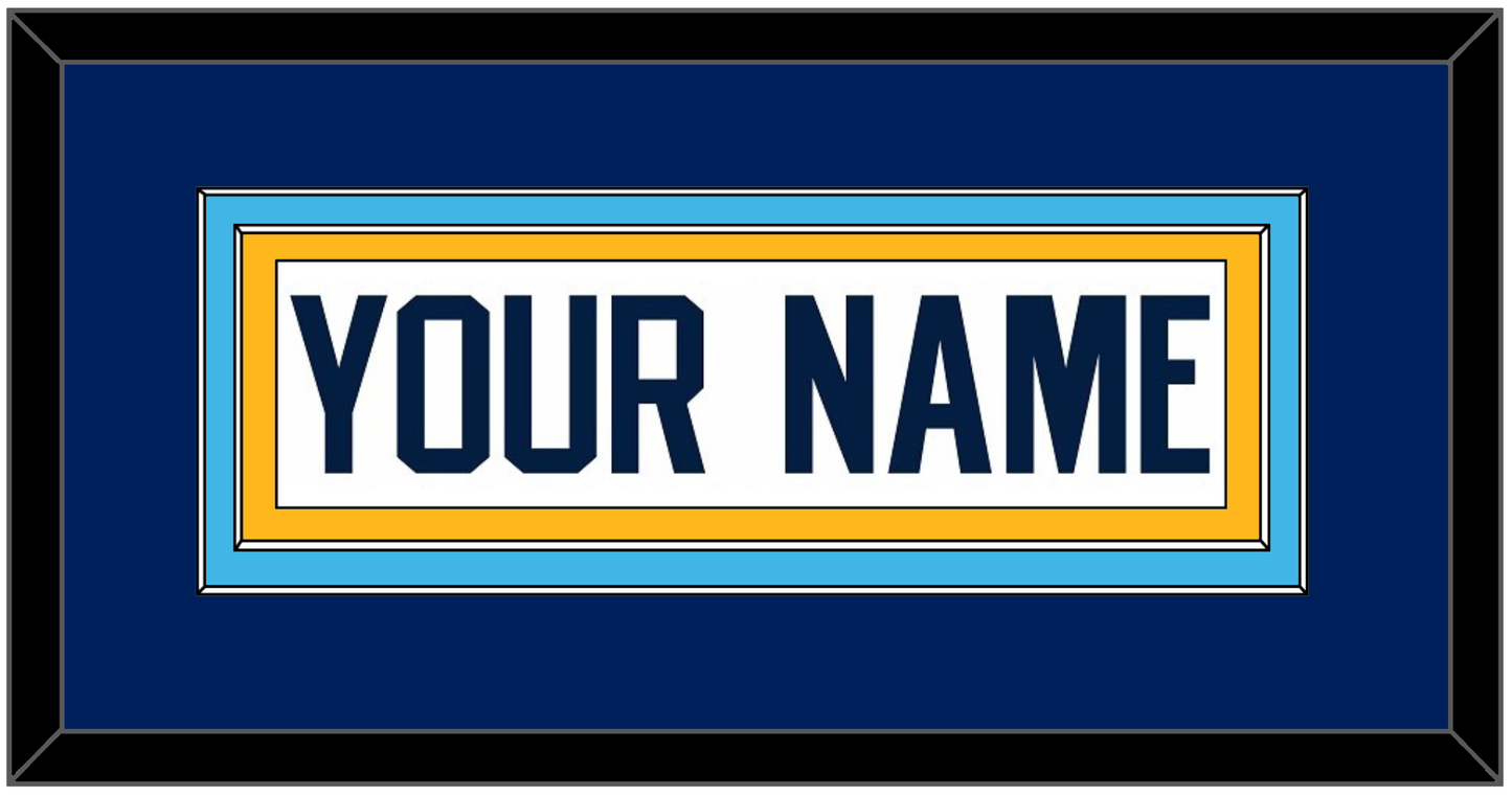 Pittsburgh Nameplate - Home White (1970-1972) - Signature Tier 3