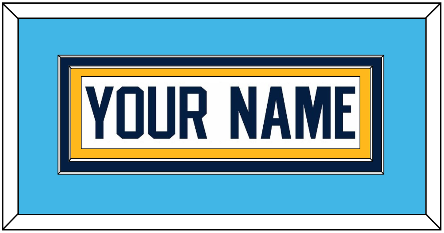 Pittsburgh Nameplate - Home White (1970-1972) - Signature Tier 5