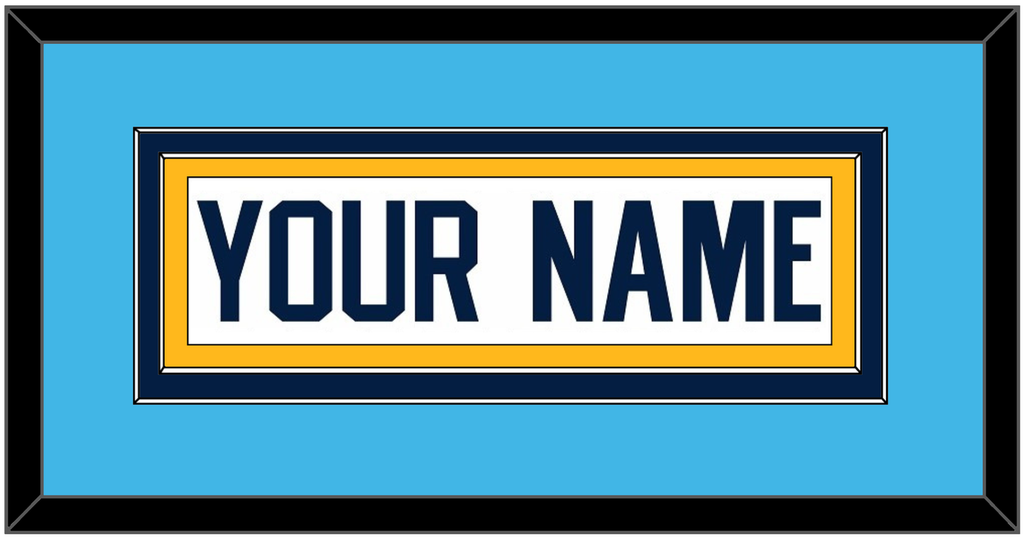 Pittsburgh Nameplate - Home White (1970-1972) - Signature Tier 5