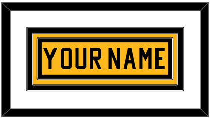 Pittsburgh Nameplate - Alternate Gold (1981-1983) - Premier Tier 1