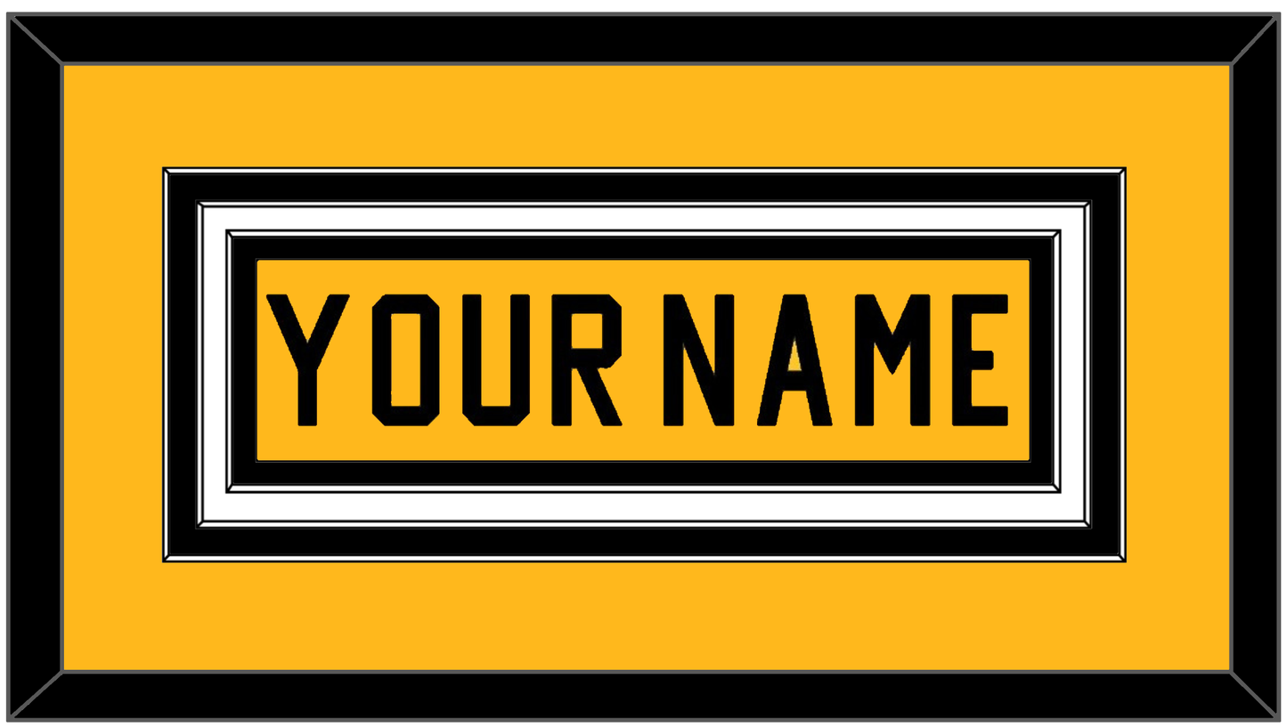 Pittsburgh Nameplate - Home Gold (1983-1984) - Premier Tier 2