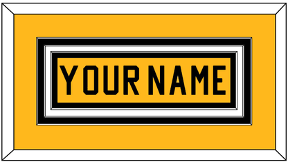Pittsburgh Nameplate - Alternate Gold (1981-1983) - Premier Tier 2
