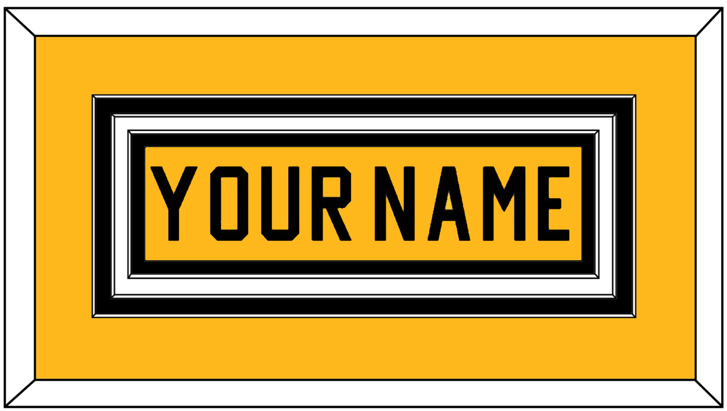 Pittsburgh Nameplate - Home Gold (1983-1984) - Premier Tier 2