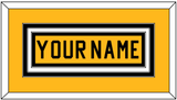 Pittsburgh Nameplate - Home Gold (1983-1984) - Triple Mat 2