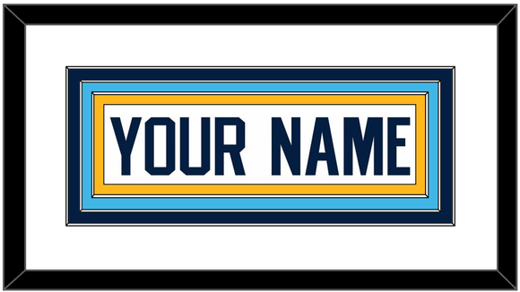 Pittsburgh Nameplate - Home White (1970-1972) - Triple Mat 2