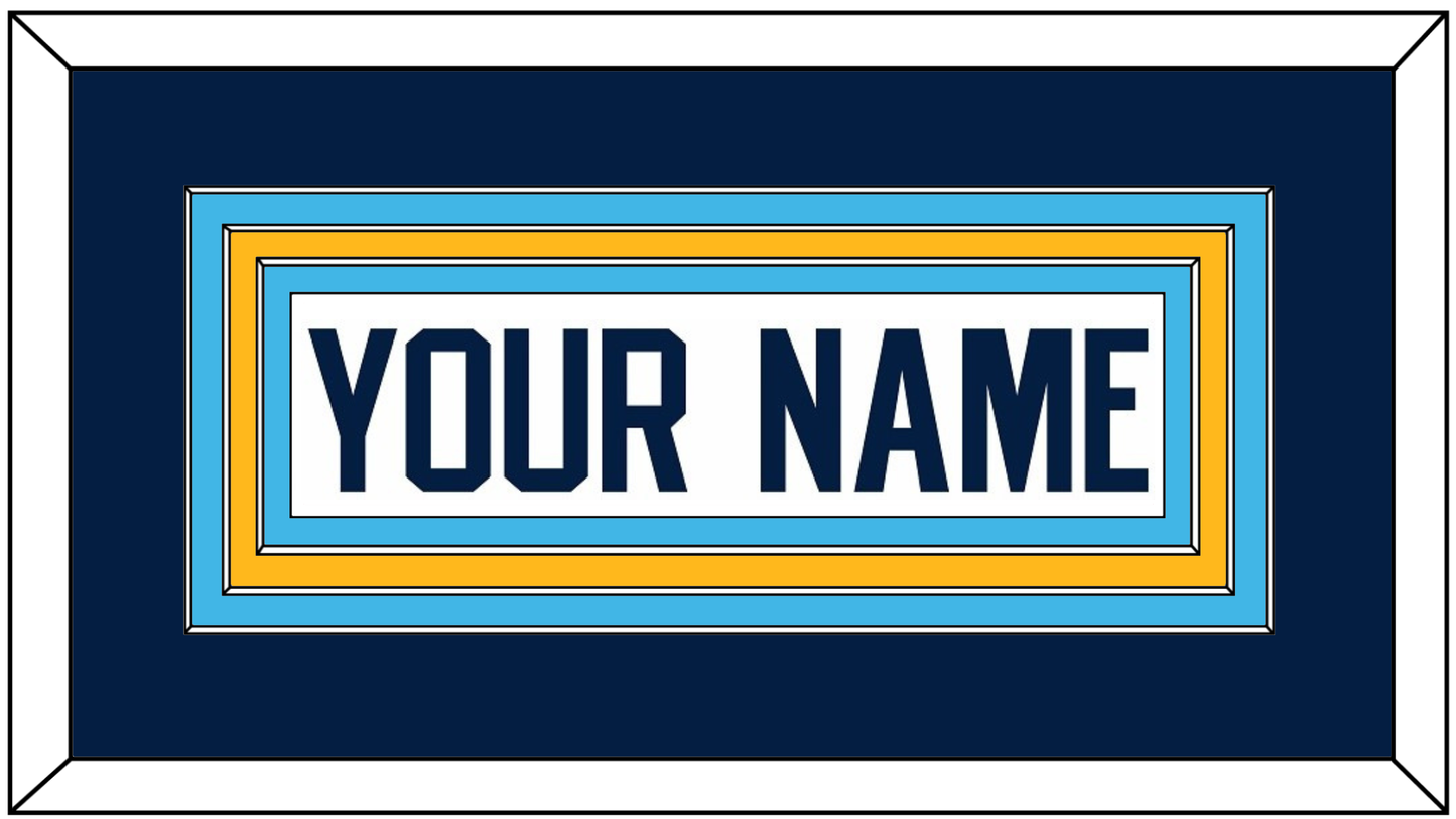 Pittsburgh Nameplate - Home White (1970-1972) - Premier Tier 3