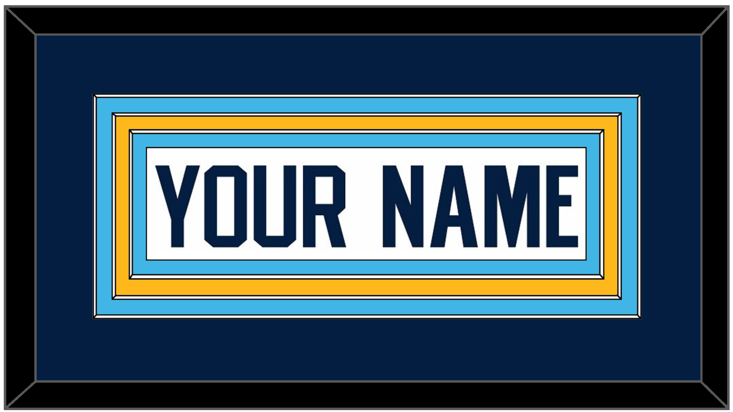 Pittsburgh Nameplate - Home White (1970-1972) - Premier Tier 3