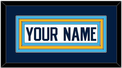 Pittsburgh Nameplate - Home White (1970-1972) - Premier Tier 3