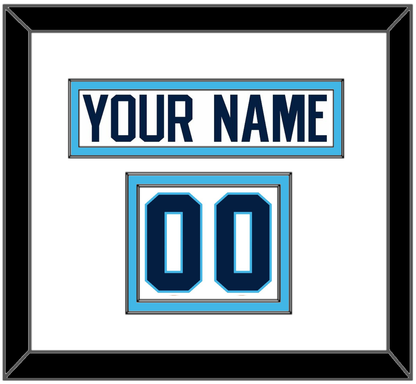 Pittsburgh Nameplate & Number (Shoulder) - Home White (1970-1972) - Signature Tier 1