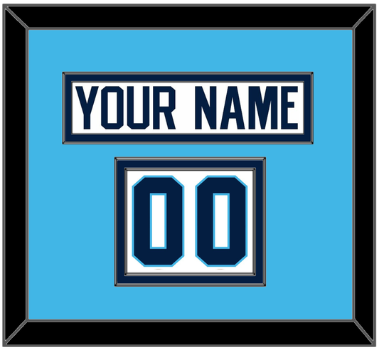 Pittsburgh Nameplate & Number (Shoulder) - Home White (1970-1972) - Signature Tier 3