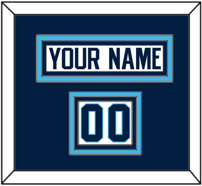 Pittsburgh Nameplate & Number (Shoulder) - Home White (1970-1972) - Premier Tier 2